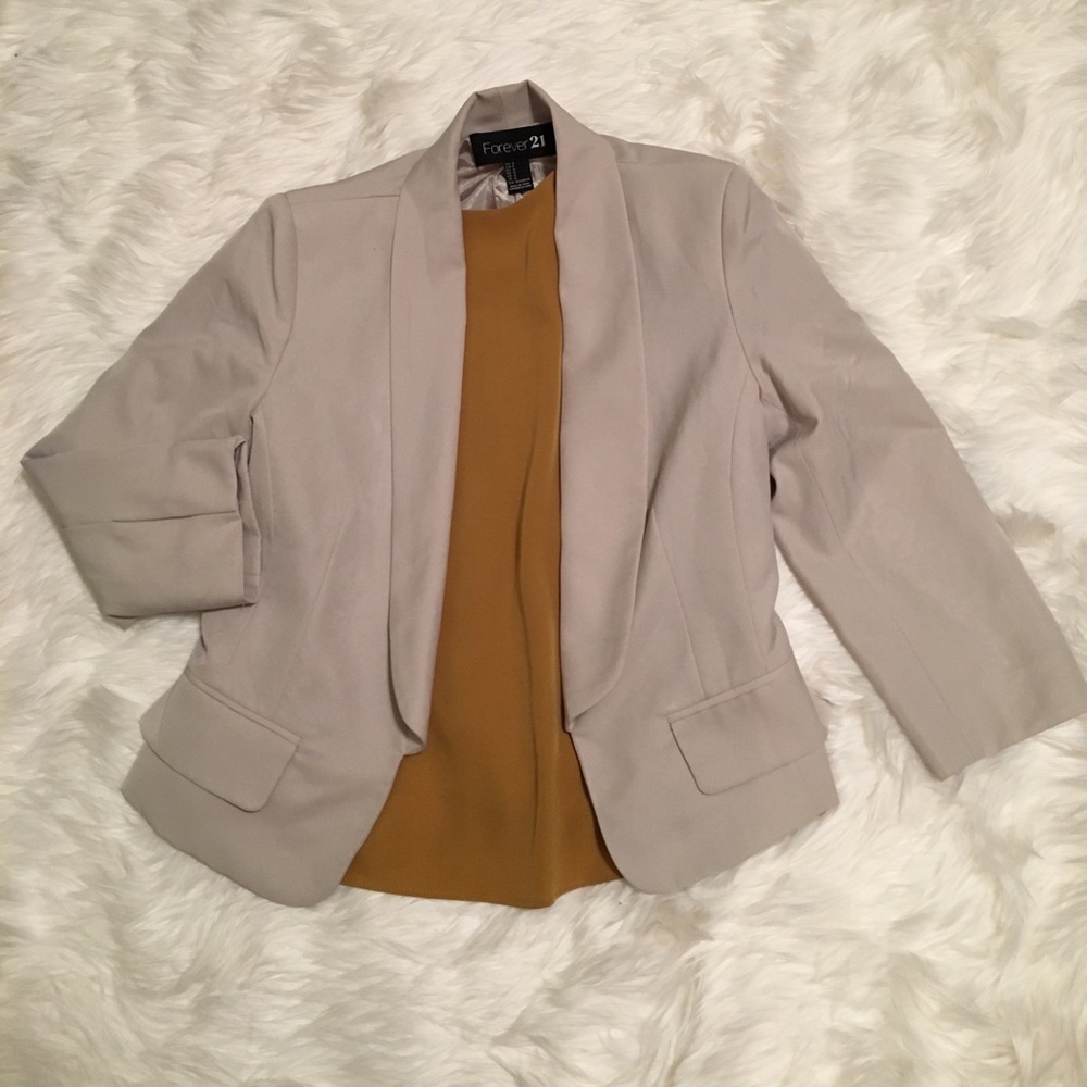 Tan blazer